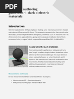 Materials Authoring Guidelines 1: Dark Dielectric Materials