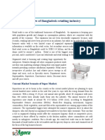 Overview of Bangladesh Retailing Industry: Current Market Scenario of Super Market