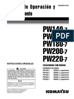 Manual de Operación y Mantenimiento: PW140 PW160 PW180 PW200 PW220