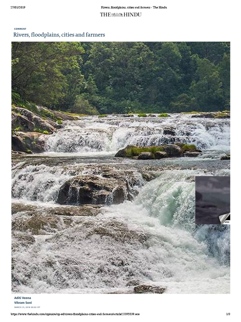 Rivers Floodplains Cities And Farmers The Hindu Download Free Pdf