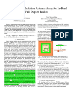 Wideband High Isolation Antenna Array For in Band Full Duplex Radios - WTK