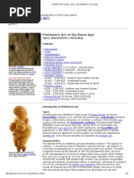 Prehistoric Art - Origins, Types, Characteristics, Chronology