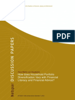 How Does Household Portfolio Diversification Vary With Financial Literacy