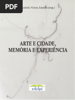 LIVRO ARTE e CIDADE, MEMORIA e EXPERIÊNCIA