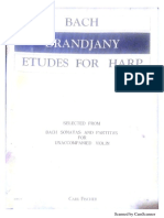 Bach - Grandjany, Etudes For Harp PDF