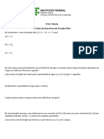 Lista 1 (Função Afim) PDF