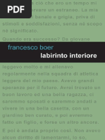 Labirinto interiore. Fiaba per - Francesco Boer