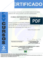 Certificado de Iinformática