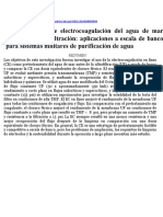 2009-Pretratamiento de electrocoagulación agua mar antes de la ultrafiltración aplicaciones escala de banco para sistemas militares de purificación de agua-MAR