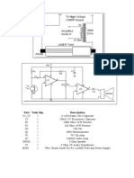 Parts List and Notes for Laser Audio Transmitter and Receiver Circuit