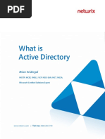 What Is Active Directory: Brian Svidergol