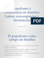 Populismo y Democracia - Vilas