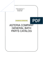 Asteria Company General Bath Parts Catalog: Guillen's Enterprises, Inc 800-222-7855