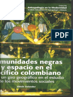 Comunidades Negras Del Pacifico de Oslender PDF