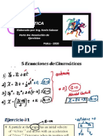 Resolución de Ejecicios Ecuaciones de Cinemática - Primero BGU 1