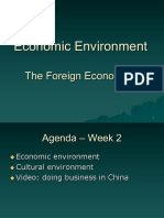 Economic Environment: The Foreign Economies