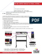 Folleto Tekcut 740 PDF
