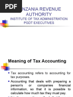 Tanzania Revenue Authority: Institute of Tax Administration PGDT Executives