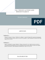 Central Venous Access and Hemodynamics Presentation
