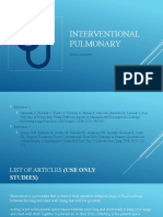 Pulmonary Interventional - Pleurodesis