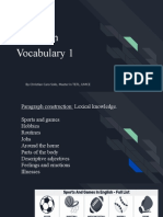 WRITTEN DISCOURSE INFOGRAPHIES On Vocabulary 2.0