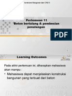 Beton bertulang & pembesian penulangan