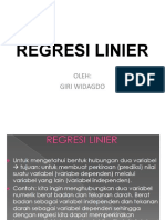 Regresi Linier