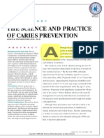 The Science and Practice of Caries Prevention: Article 1