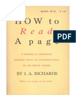 I. a. Richards - How to Read a Page_ a Course in Efficient Reading With an Introduction to a Hundred Great Words-Beacon Press (W. W. Norton and Company)