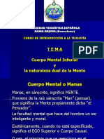 Cuerpo Mental Inferior y Mente Soporte