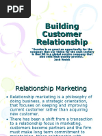 Building Customer Relationship