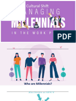 Cultural Shift: Work Culture of Millennials