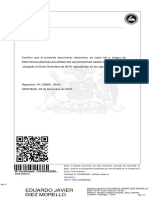Not - Ediezm - Copia Escritura PROTOCOLIZACION ACUERDO DE ACCIONISTAS MODO ESCENICO SPA - 123456832262 PDF