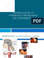 Anomalias de La Pubertad y Problemas Del Crecimiento1