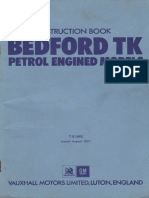 Bedford TK Petrol Instruction Book 1971 PDF