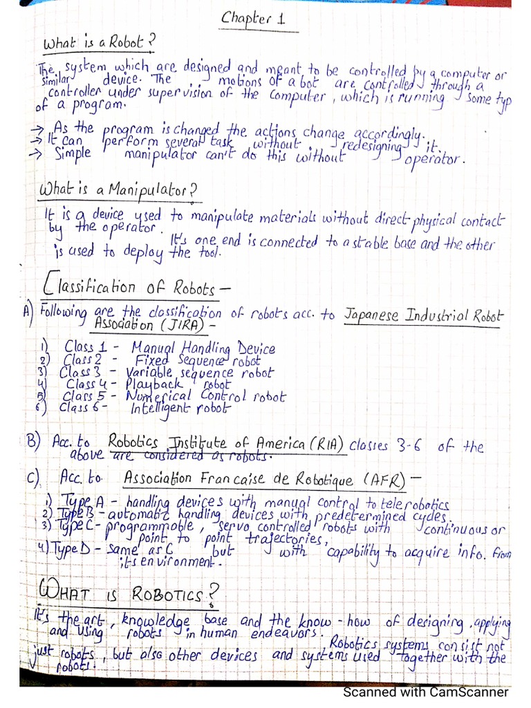 Robotics 1 PDF | PDF