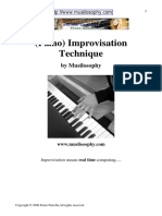 Improvisation Technique For Piano