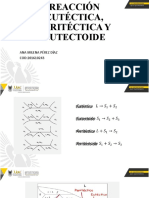 Reacción Eutéctica, Peritéctica y Eutectoide