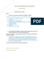 Caso Practico. Respuestas Sistemas de Gestion de La Calidad I PDF