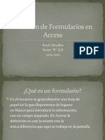 Creación de Formularios en Access....