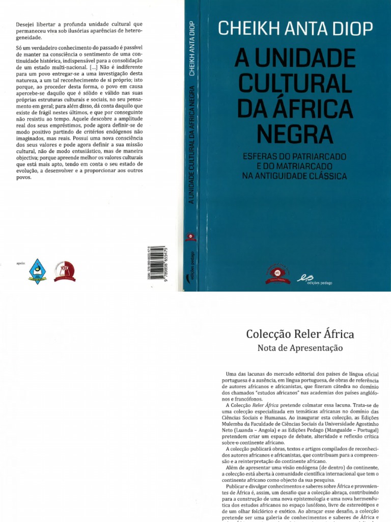 Origem Africana da Civilização – Cheikh Anta Diop