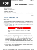 C32 MOTOR CAT Electronic Unit Injector - Test