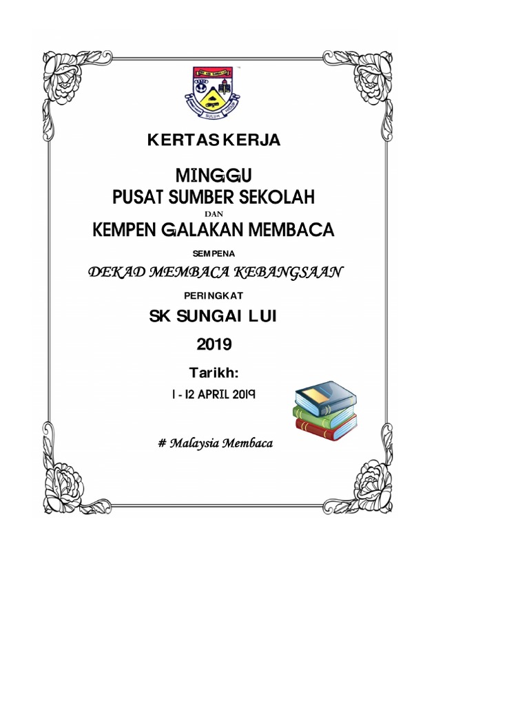 KERTAS KERJA MINGGU PSS DAN KEMPEN GALAKAN 