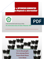 DIAGNOSIS & INTERVENSI KOMUNITAS (Compatibility Mode)