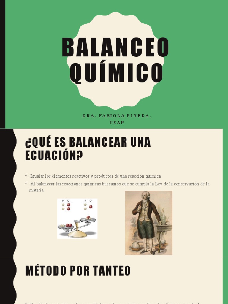 Cómo Balancear Ecuaciones Químicas | PDF | Estequiometría | Química
