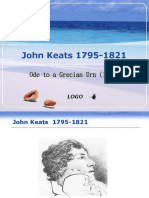 John Keats 1795-1821: Ode To A Grecian Urn (1819)