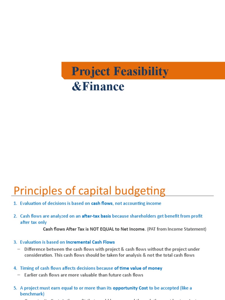 Capital Budgeting Principles Overview | PDF | Net Present Value | Free ...