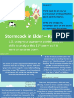 Stormcock in Elder - Ruth Pitter