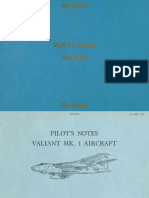 Vickers Valiant Pilot Notes