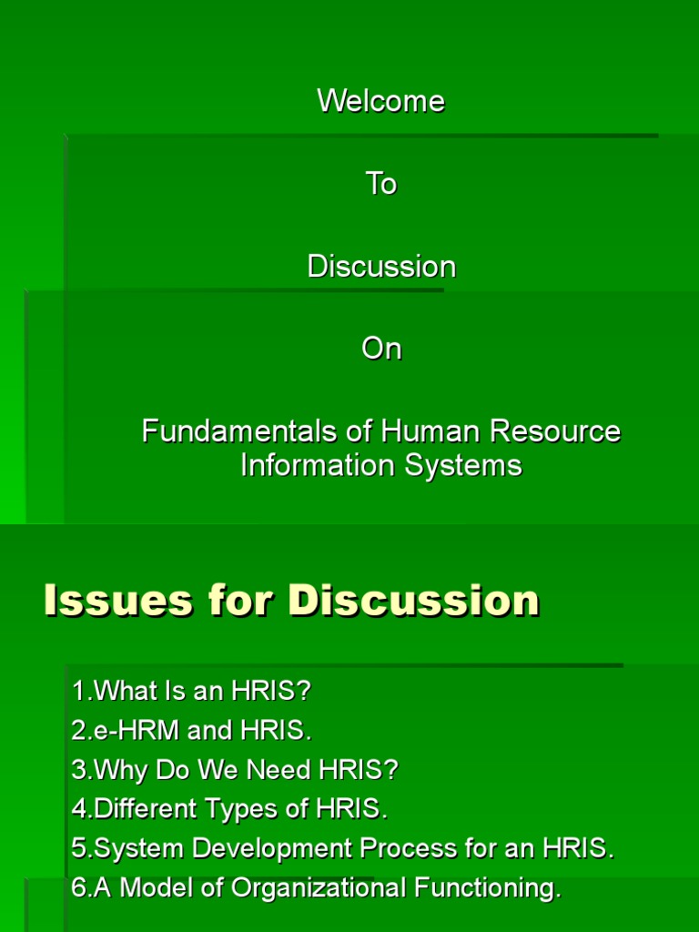 Chapter 1 Fundamentals of Human Resource Information Systems PDF